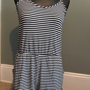 Maurice's nwt stretch  ribbed romper medium- cute
